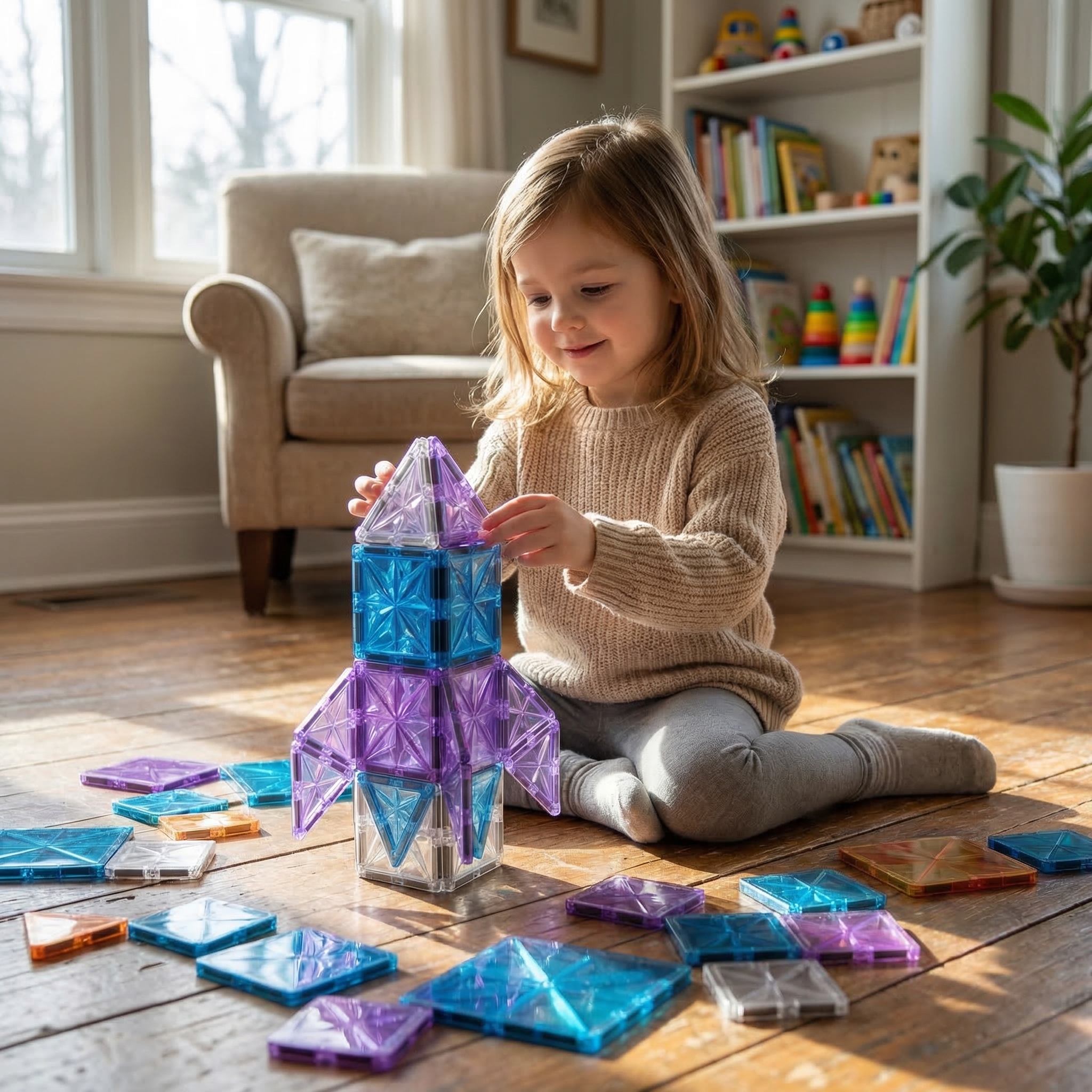 kimi blocos magnéticos 90 peças kimi blocos magnéticos 90 peças
